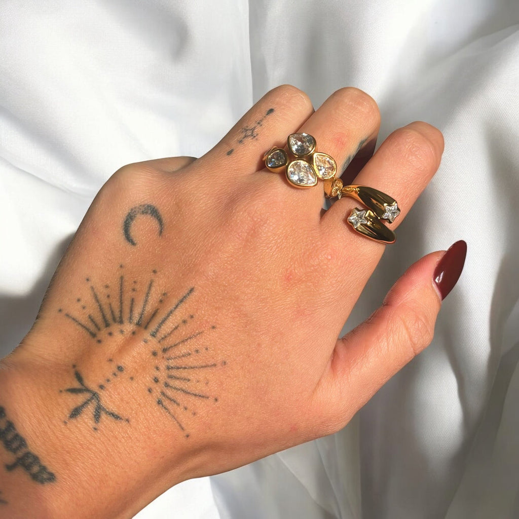 Anillo de estrella (ajustable)