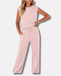 Kaiya | Conjunto casual de verano suave y lounge