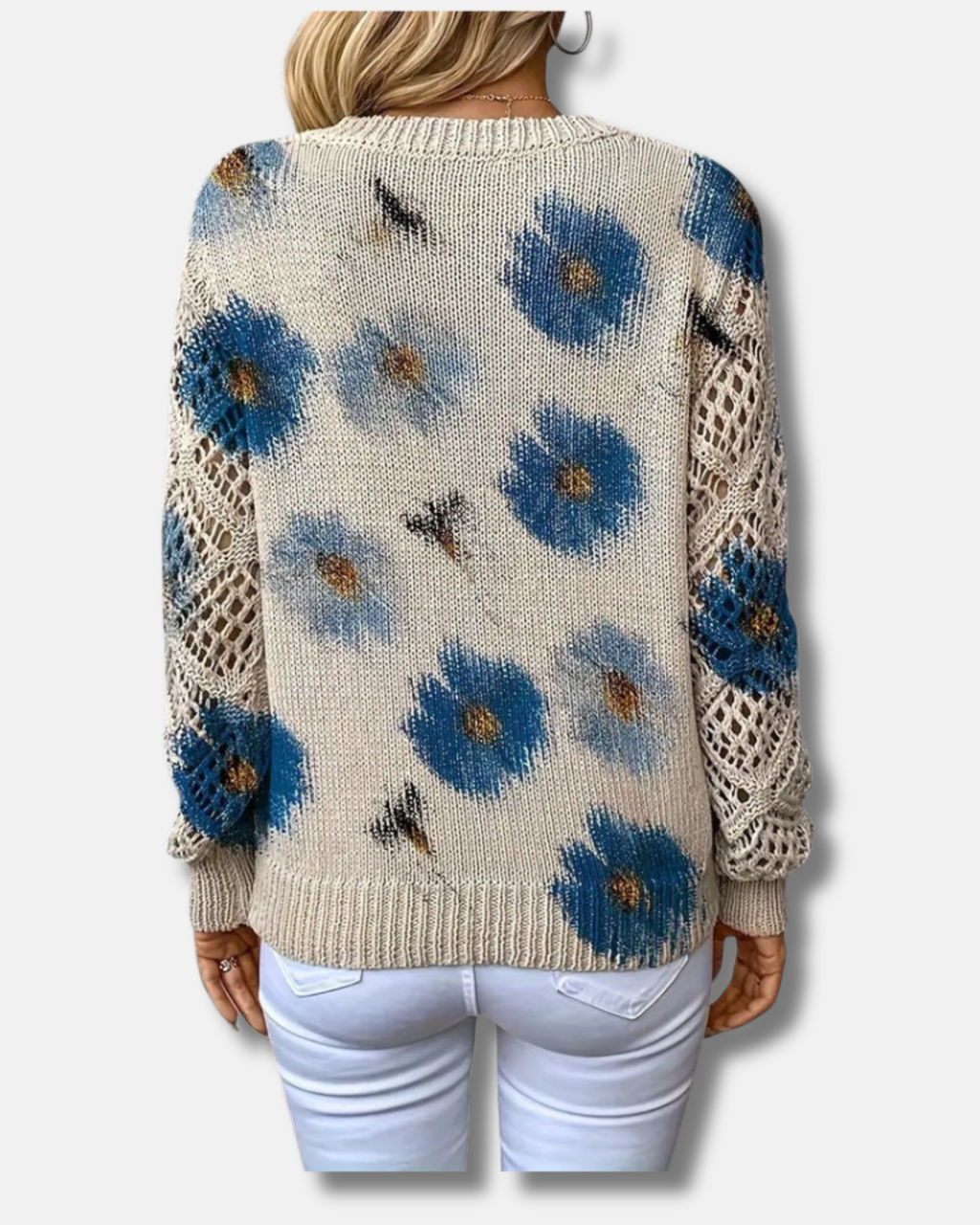 Pilar | Elegante suéter con estampado floral
