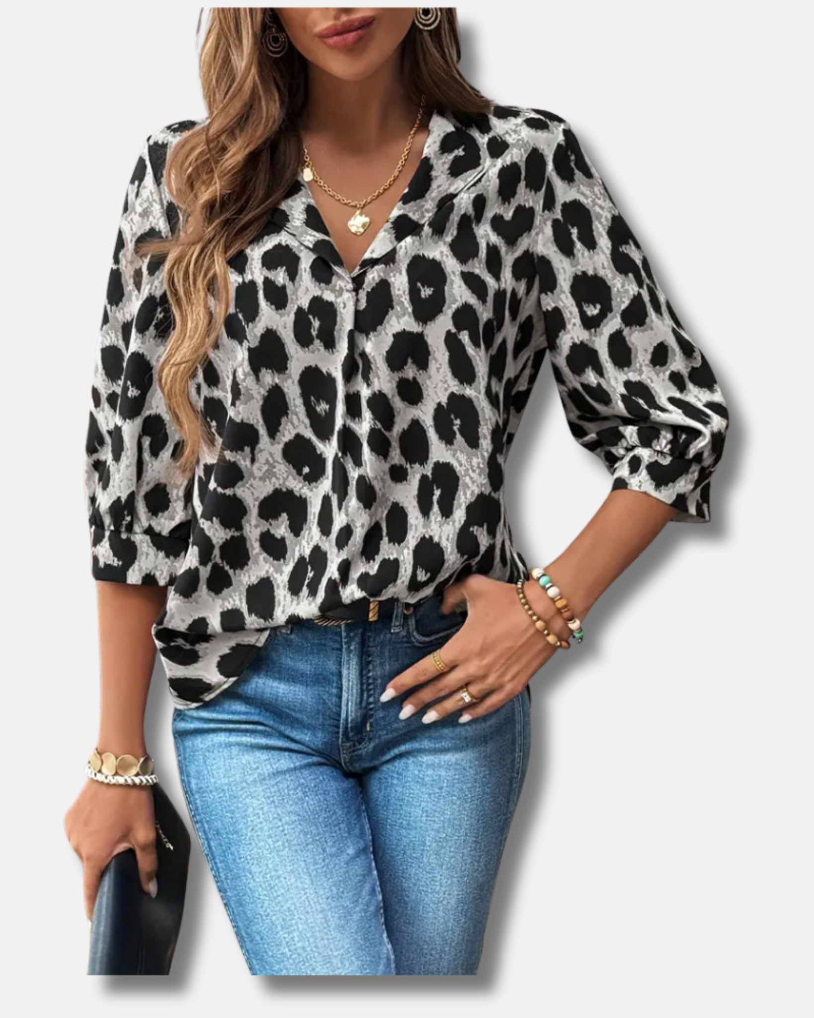 Raquel | Blusa estampado de leopardo