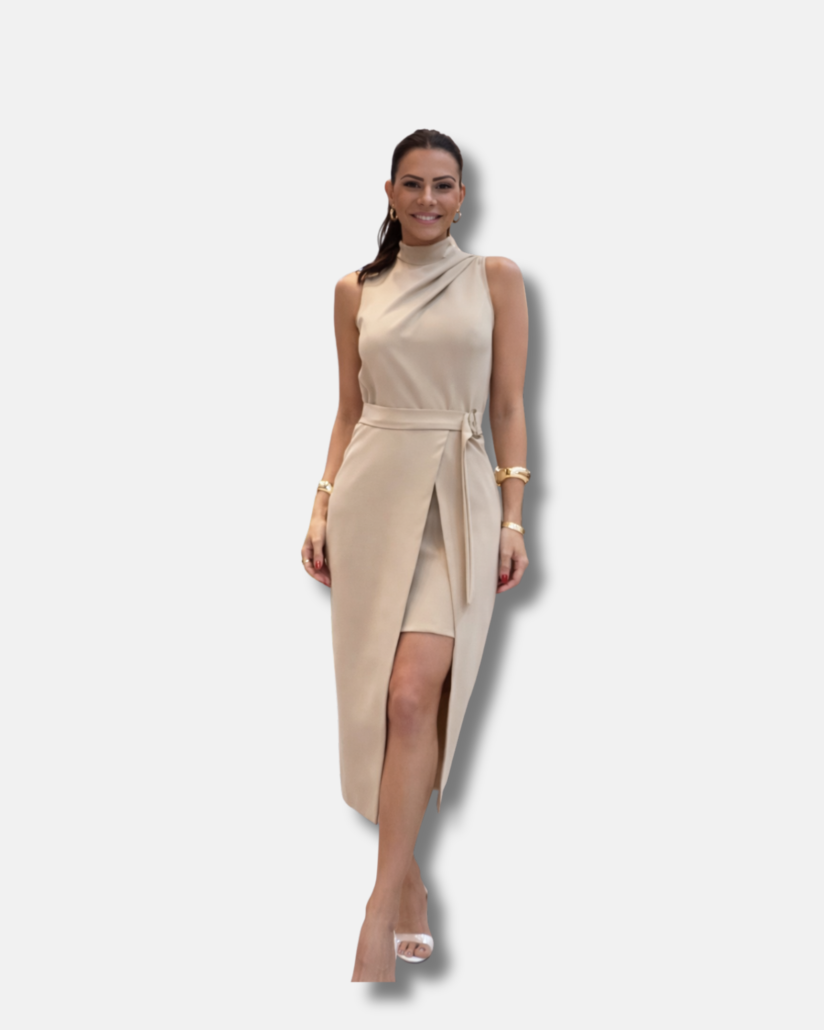 Sofía | Vestido elegante cruzado con corte sofisticado
