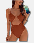 Serena | Monokini de una pieza con aberturas y control de abdomen