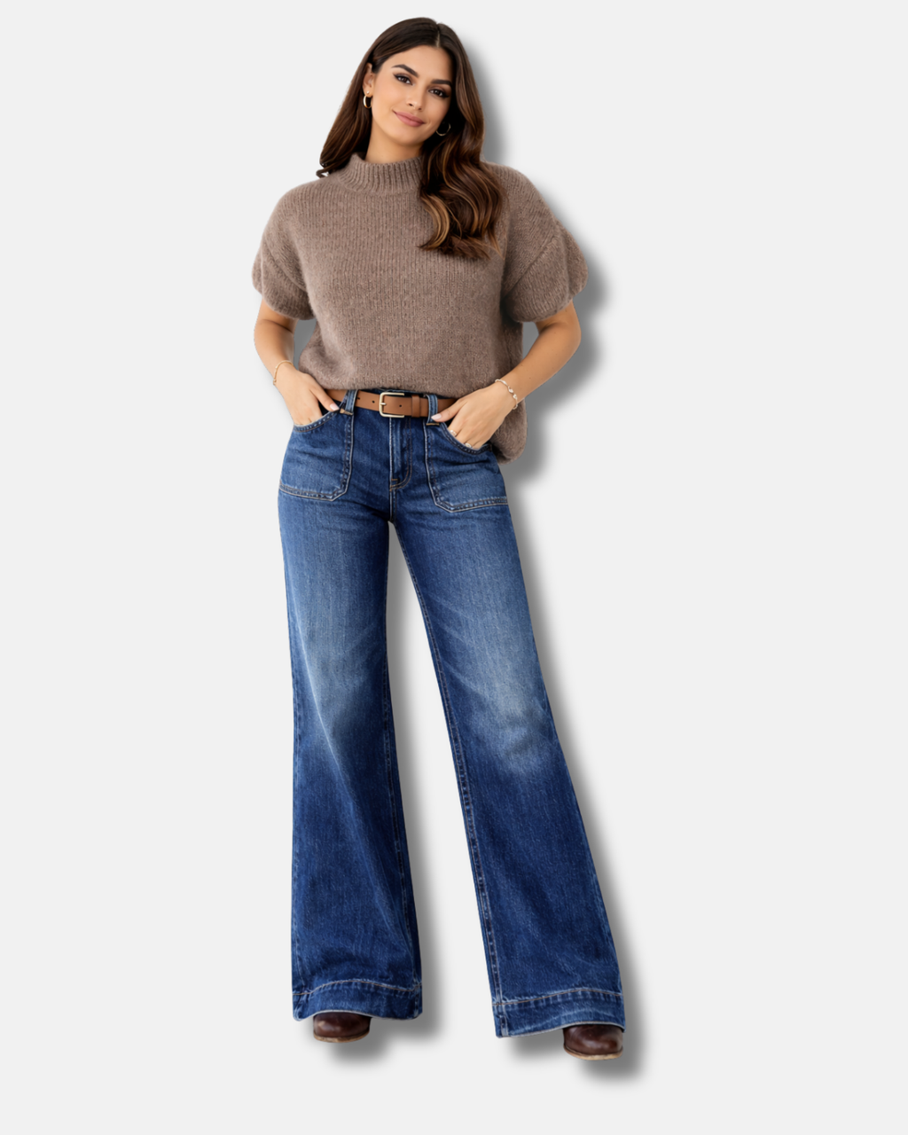 Leire | Vaqueros de pernera ancha
