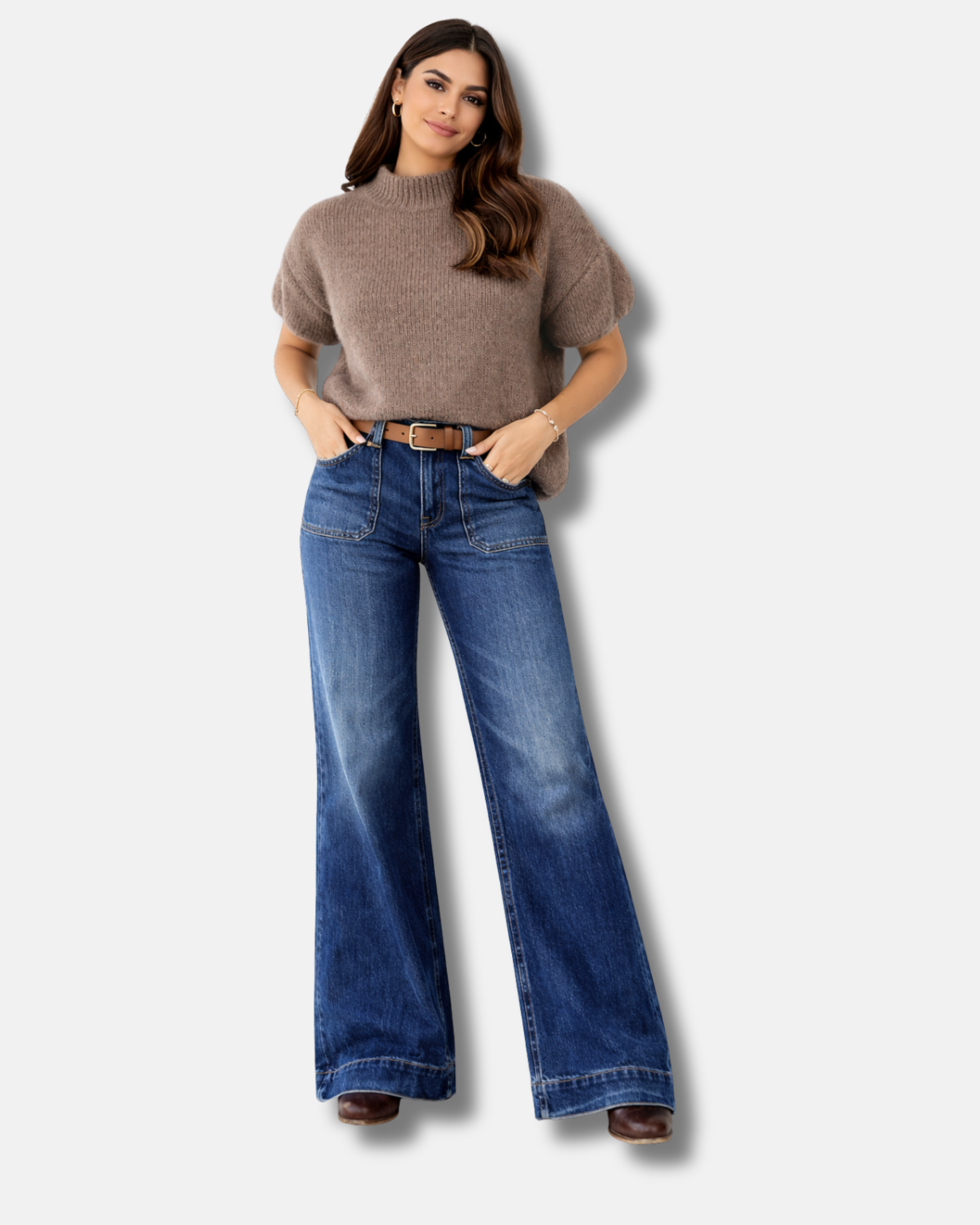 Leire | Vaqueros de pernera ancha