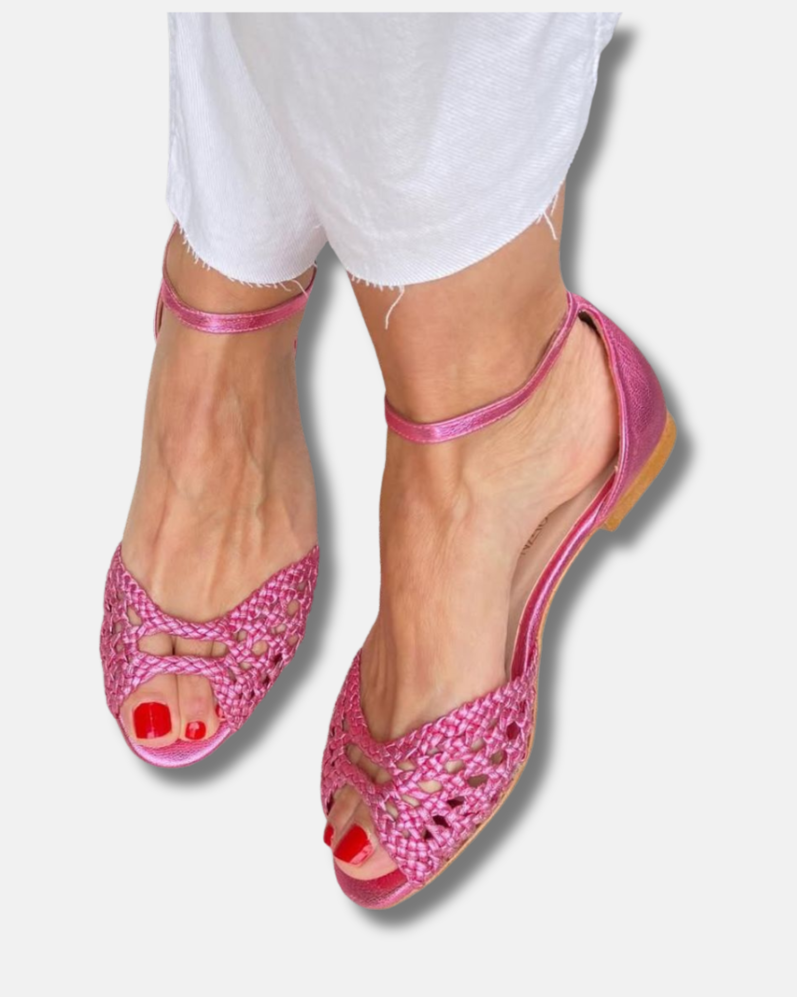 Sandalias con tira al tobillo