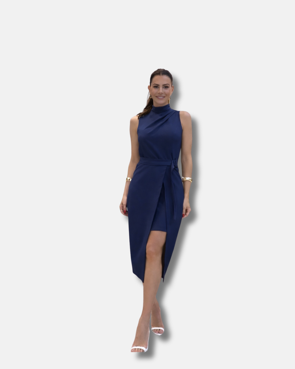 Sofía | Vestido elegante cruzado con corte sofisticado