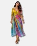 Alma | Vestido con diseño de sol bohemio