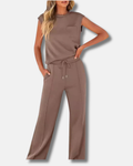 Kaiya | Conjunto casual de verano suave y lounge
