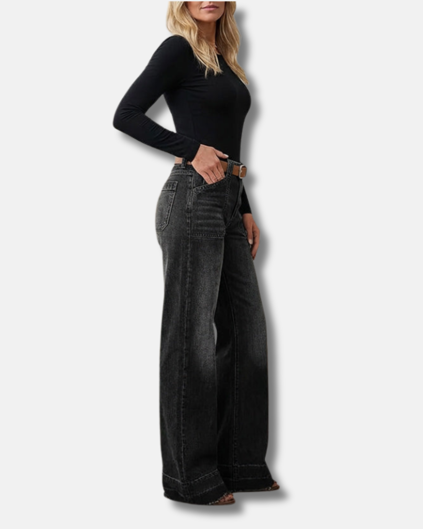 Leire | Vaqueros de pernera ancha