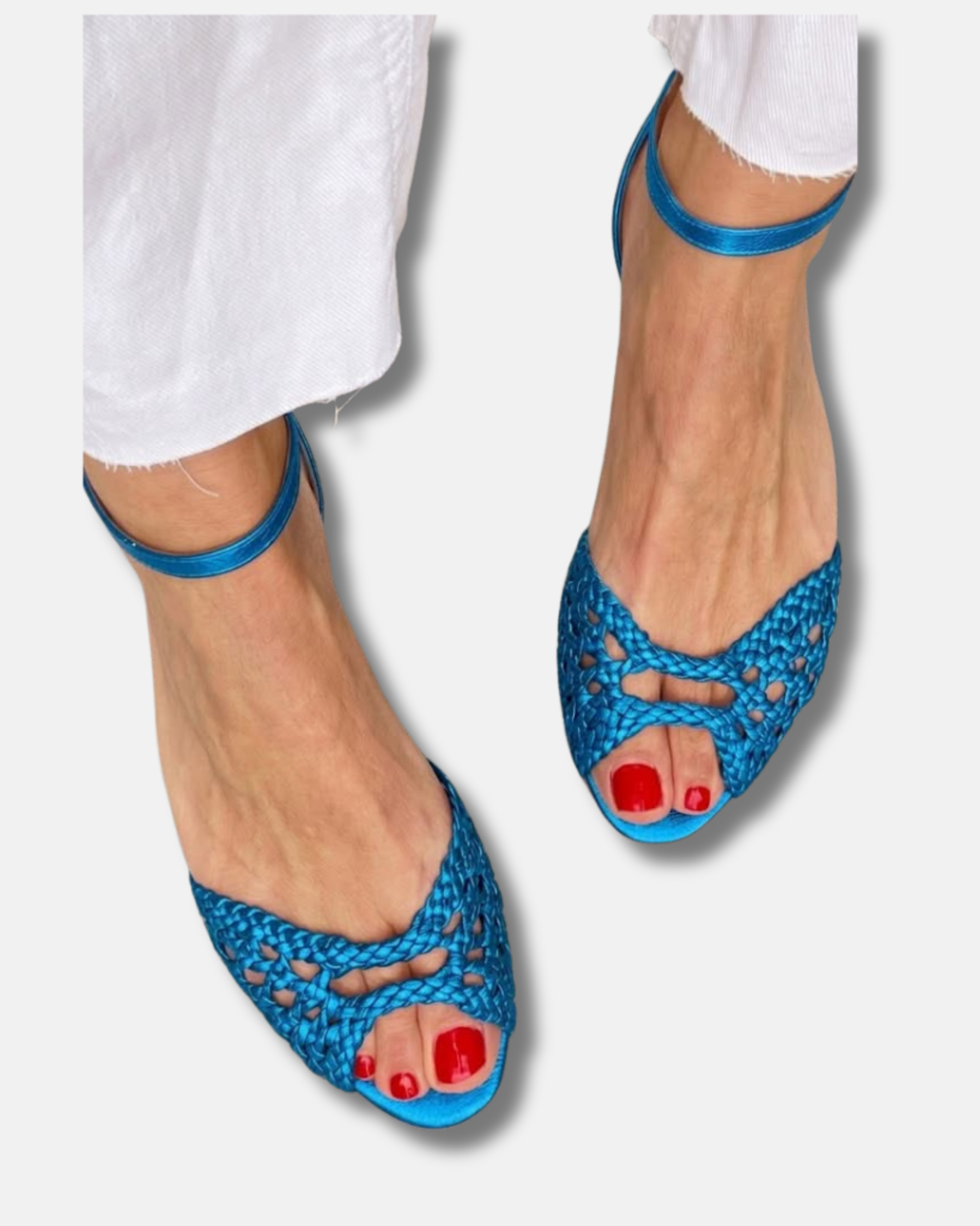 Sandalias con tira al tobillo